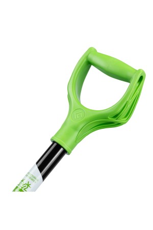 Лопата для уборки снега пластиковая, 400х417х1390 мм, алюминиевый черенок Palisad