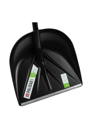 Лопата для уборки снега пластиковая, 400х417х1390 мм, алюминиевый черенок Palisad