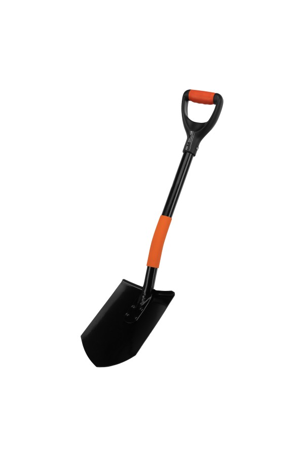 Лопата автомобильная, 195х285х840 мм, цельнометаллическая, Stels