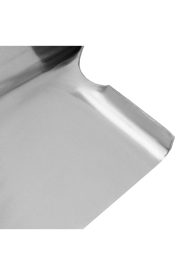 Лопата штыковая, нержавеющая сталь, 200х265 мм, ребра жесткости, без черенка, Сибртех