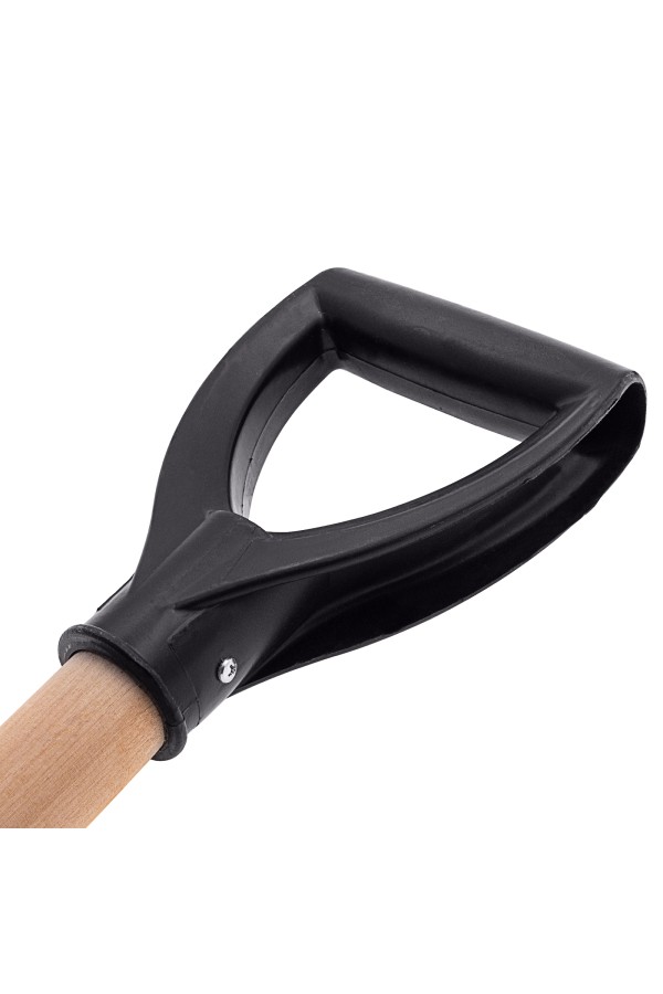 Лопата для сыпучих грузов, 215х290х1340 мм, деревянный лакированный черенок, Сибртех