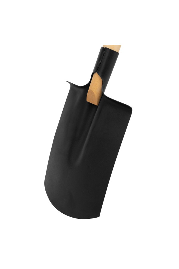 Лопата прямоугольная, 200х284х1340 мм, деревянный черенок с пропиткой, Сибртех