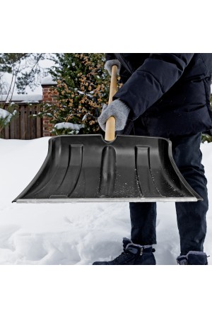 Лопата для уборки снега пластиковая, 350 х 350 мм, без черенка, Россия, Сибртех