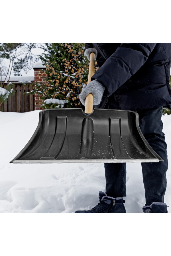 Лопата для уборки снега пластиковая, 350 х 350 мм, без черенка, Сибртех