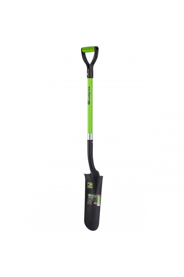 Лопата траншейная, 127х360х1150 мм, фибергласовый черенок, Сибртех