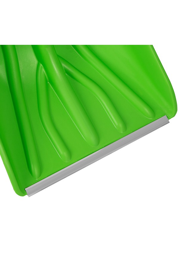 Лопата для уборки снега пластиковая Profi, 415 х 445 х 1500 мм, алюминиевый черенок, Сибртех