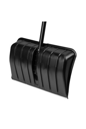 Лопата для уборки снега, полипропилен, 540х380х1400 мм, стальной черенок, BASE// Palisad