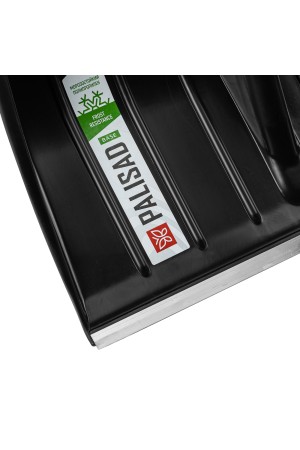 Лопата для уборки снега, полипропилен, 540х380х1400 мм, стальной черенок, BASE// Palisad