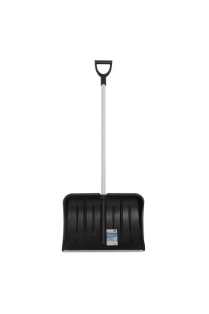 Лопата для уборки снега пластиковая, 530 х 375 х 1400 мм, алюминиевый черенок, Россия, Сибртех