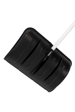 Лопата для уборки снега пластиковая, 530 х 375 х 1400 мм, алюминиевый черенок, Россия, Сибртех