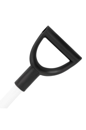 Лопата для уборки снега пластиковая, 530 х 375 х 1400 мм, алюминиевый черенок, Россия, Сибртех