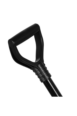 Лопата для уборки снега пластиковая, 385 х 410 х 1350 мм, алюминиевый черенок, Россия, Сибртех