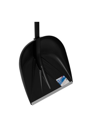 Лопата для уборки снега пластиковая, 385 х 410 х 1350 мм, алюминиевый черенок, Россия, Сибртех