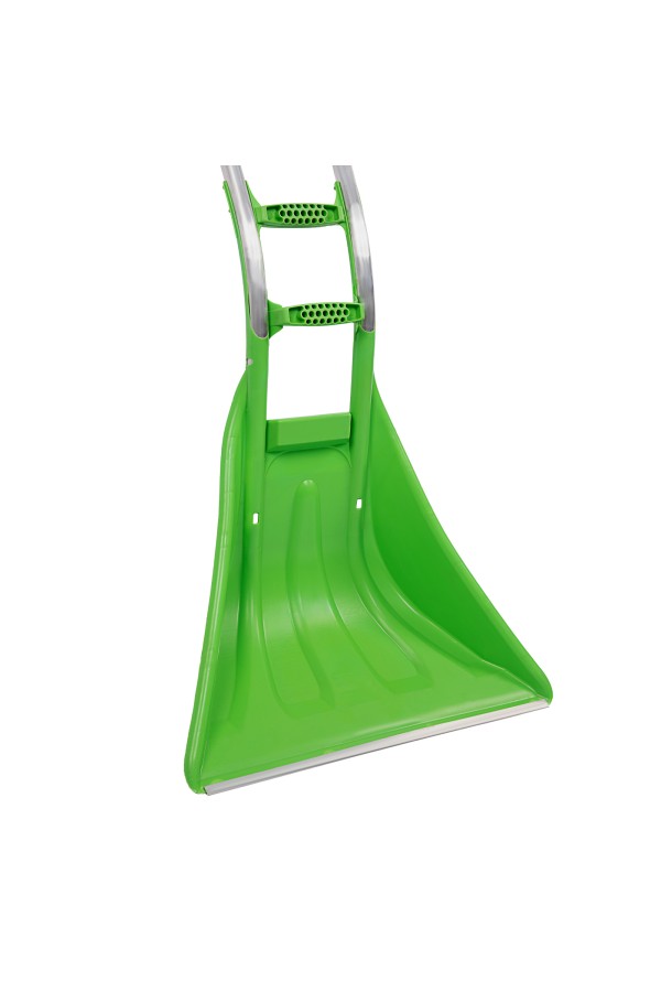 Движок для уборки снега пластиковый, 670 х 530 х 1410 мм, алюминиевая рукоятка, Сибртех