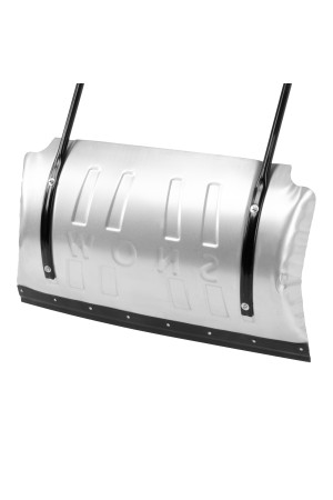 Движок для уборки снега оцинкованный, 750х420х1120 мм, усиленный, стальная рукоятка,Россия, Сибртех