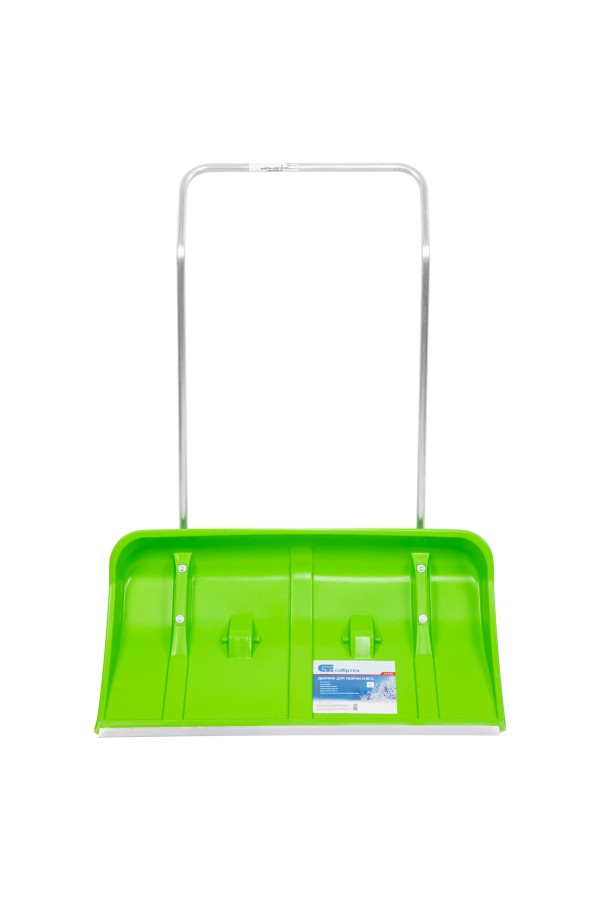 Движок для уборки снега пластиковый, 815 х 440 х 1150 мм, алюминиевая рукоятка, Сибртех