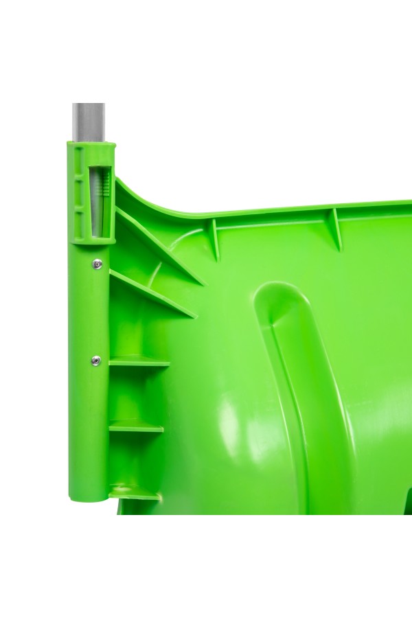 Движок для уборки снега пластиковый, 810 х 535 х 1300 мм, алюминиевая рукоятка, Сибртех