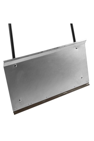 Движок для уборки снега, стальной, оцинкованный, 750 х 410 х 1100 мм, стальная рукоятка, Россия, Сибртех