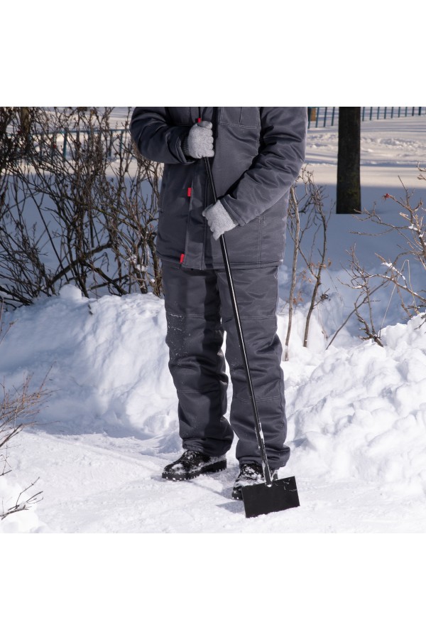 Ледоруб - скребок, 200 мм, 1.1 кг, металлический черенок, Сибртех