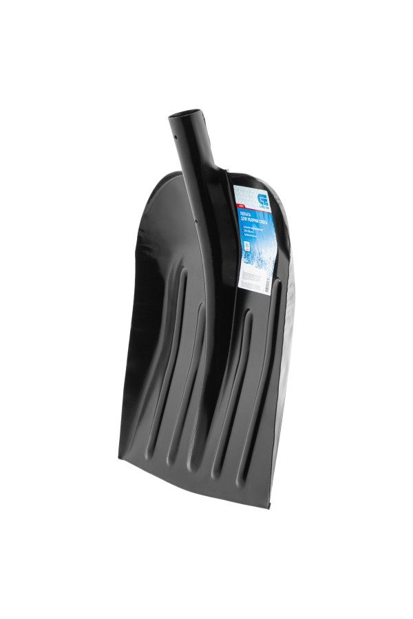 Лопата для уборки снега стальная эмалированная, 330 х 365 мм, без черенка, Сибртех