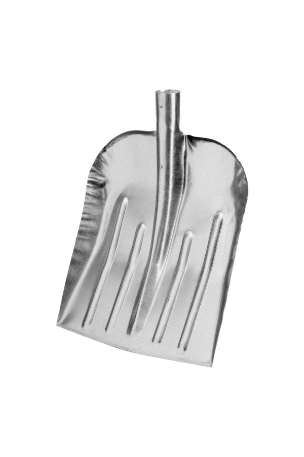 Лопата для уборки снега стальная оцинкованная, 330 х 365 мм, без черенка, Сибртех