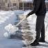 Лопата для уборки снега стальная оцинкованная, 330 х 365 мм, без черенка, Россия, Сибртех