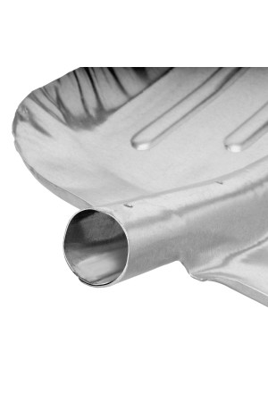 Лопата для уборки снега стальная оцинкованная, 330 х 365 мм, без черенка, Россия, Сибртех