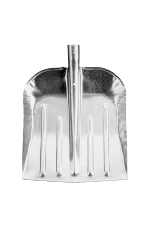 Лопата для уборки снега стальная оцинкованная, 330 х 365 мм, без черенка, Россия, Сибртех