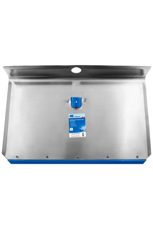 Лопата для уборки снега тротуарная, алюминиевая, 600 х 400 мм, без черенка, Россия, Сибртех