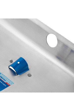 Лопата для уборки снега тротуарная, алюминиевая, 600 х 400 мм, без черенка, Россия, Сибртех