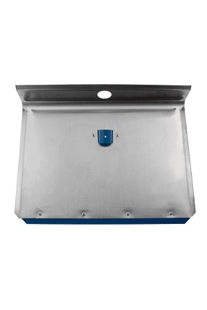 Лопата для уборки снега тротуарная, алюминиевая, 500 х 400 мм, без черенка, Россия, Сибртех