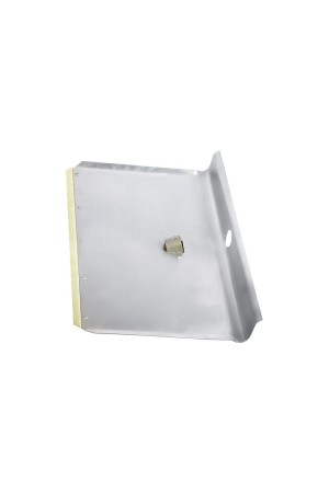 Лопата для уборки снега тротуарная, алюминиевая, 400 х 400 мм, без черенка, Россия, Сибртех