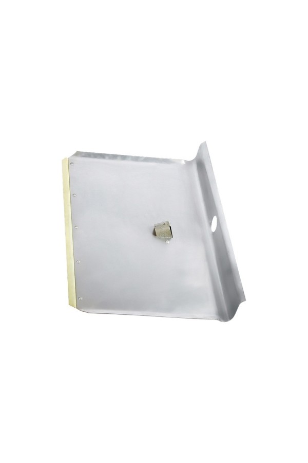 Лопата для уборки снега тротуарная, алюминиевая, 400 х 400 мм, без черенка, Сибртех