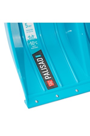 Лопата для уборки снега, полипропилен, 540х375х1420мм, алюминиевый черенок, ПВХ накладка, LUXE// Palisad