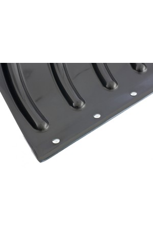 Лопата - движок для уборки снега пластиковая, 615 х 290 х 1520 мм, стальной черенок, Palisad