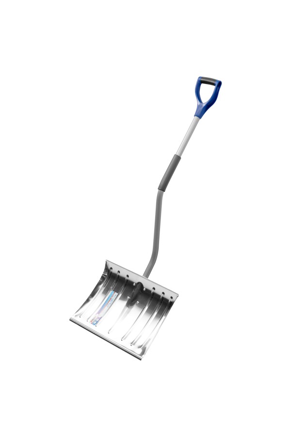 Лопата для уборки снега алюминиевая, 465 х 340 х 1300 мм, стальной черенок, Palisad