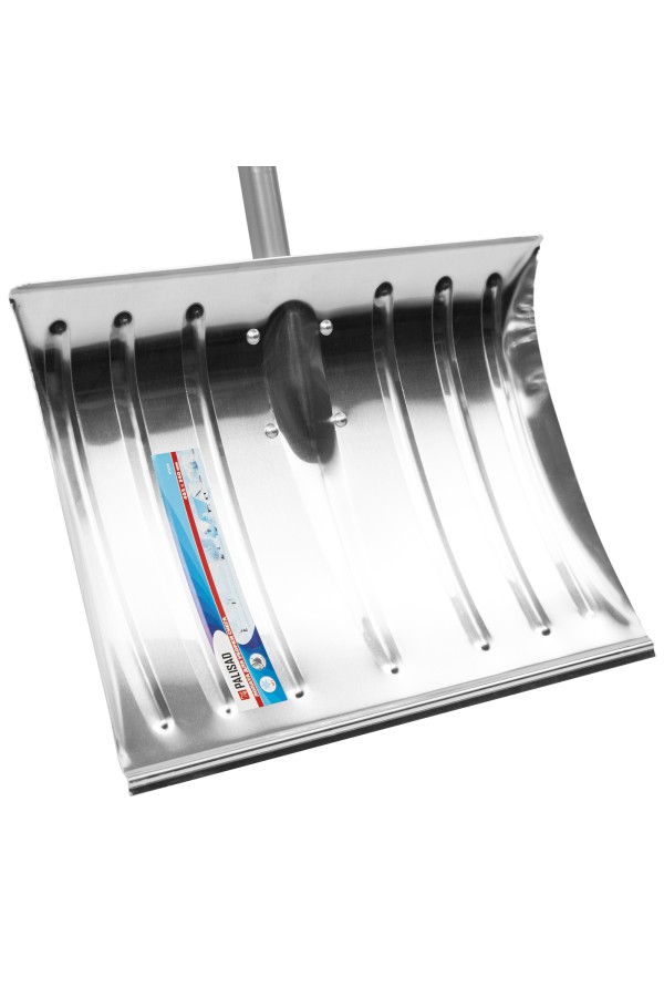 Лопата для уборки снега алюминиевая, 465 х 340 х 1300 мм, стальной черенок, Palisad