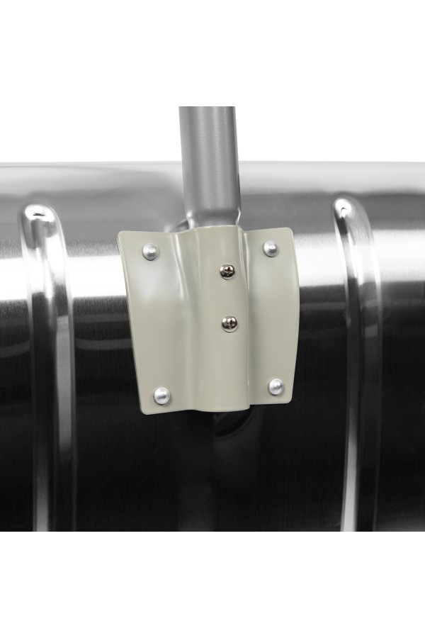 Лопата для уборки снега алюминиевая, 465 х 340 х 1300 мм, стальной черенок, Palisad