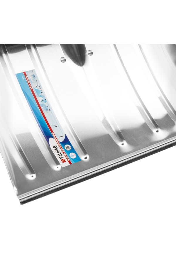 Лопата для уборки снега алюминиевая, 465 х 340 х 1300 мм, стальной черенок, Palisad