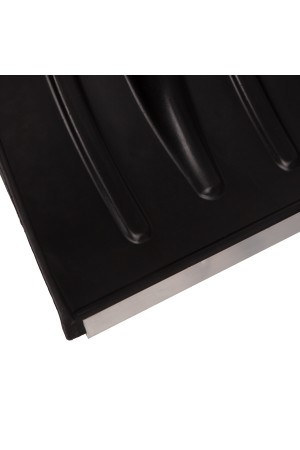 Лопата для уборки снега пластиковая, 380х385х1420 мм, деревянный черенок Россия