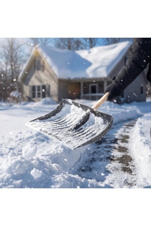 Лопата для уборки снега пластиковая, 450 х 430 мм, без черенка, Россия, Сибртех