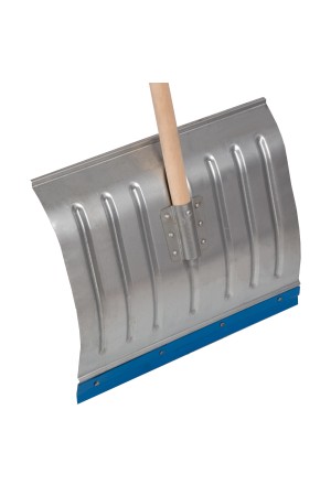 Лопата для уборки снега алюминиевая, 430 х 370 х 1350 мм, деревянный черенок, Россия, Сибртех