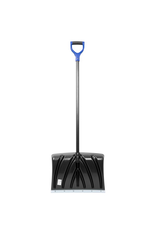 Лопата для уборки снега пластиковая, 460 х 335 х 1300 мм, металлопластиковый черенок, Palisad