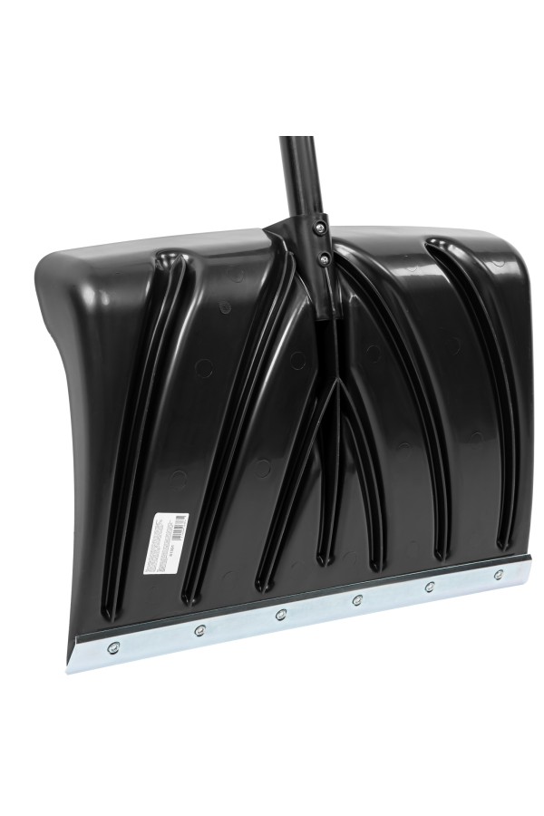 Лопата для уборки снега пластиковая, 460 х 335 х 1300 мм, металлопластиковый черенок, Palisad