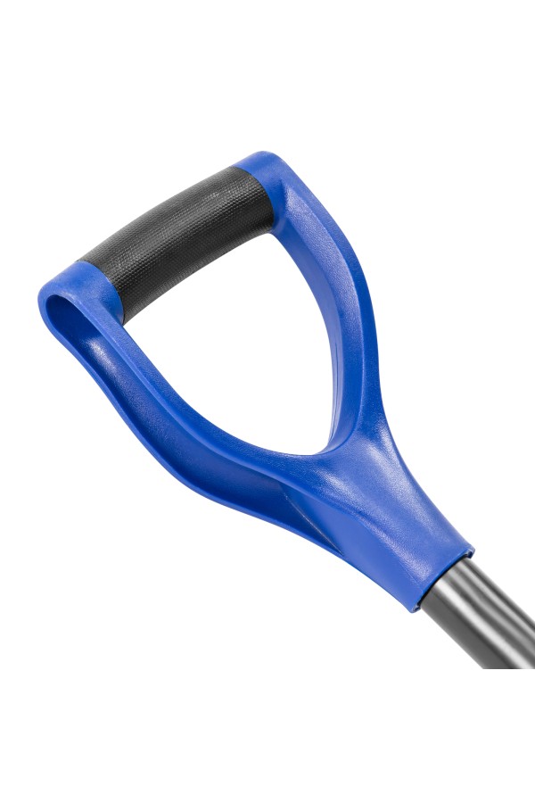 Лопата для уборки снега пластиковая, 460 х 335 х 1300 мм, металлопластиковый черенок, Palisad