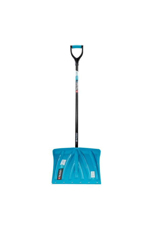 Лопата для уборки снега пластиковая Luxe,460 х 335 х 1300 мм, металлопластиковый черенок, Palisad
