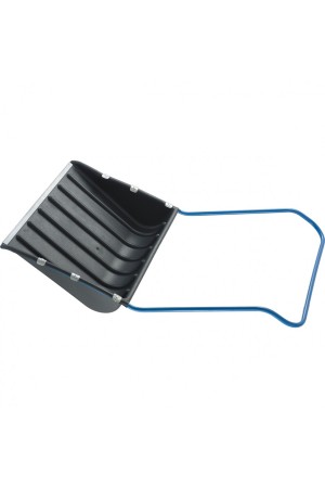 Движок для уборки снега пластиковый, 735 х 555 х 1250 мм, стальная рукоятка, Россия, Сибртех