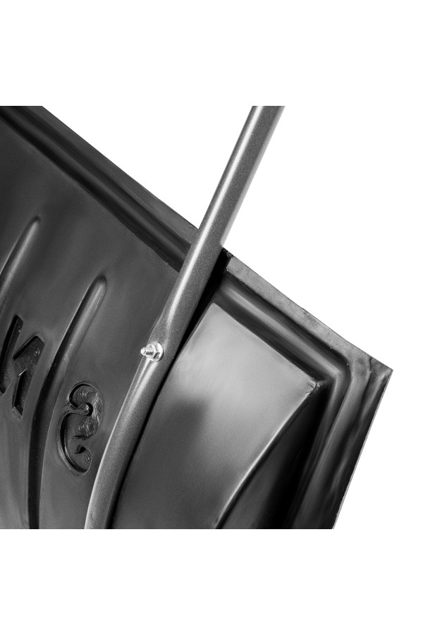 Движок для уборки снега пластиковый, 780 х 420 х 1140 мм, стальная рукоятка, Сибртех