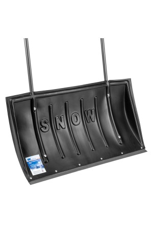 Движок для уборки снега пластиковый, 780 х 420 х 1140 мм, стальная рукоятка, Россия, Сибртех