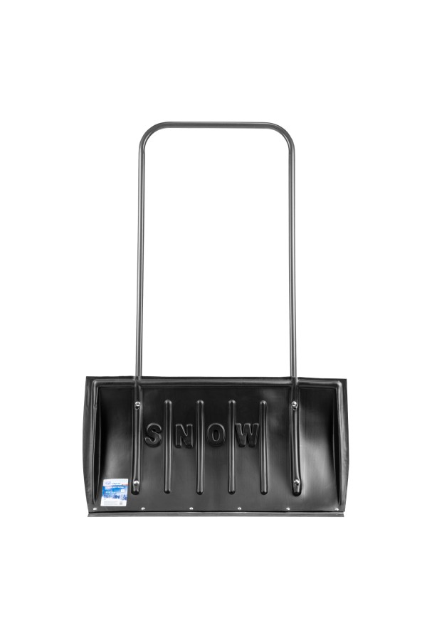 Движок для уборки снега пластиковый, 780 х 420 х 1140 мм, стальная рукоятка, Сибртех